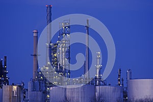 Chemicals and plastics plant