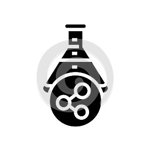 chemicals and solvents tool work glyph icon vector illustration