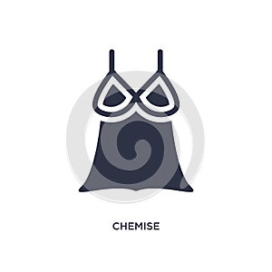 chemise icon on white background. Simple element illustration from clothes concept