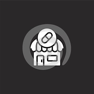 chemist icon. Filled chemist icon for website design and mobile, app development. chemist icon from filled store collection