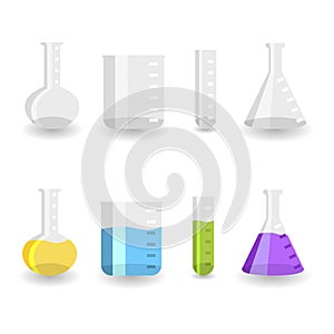 Chemistry beakers photo