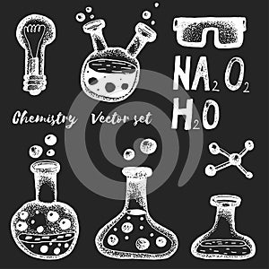 Chemistry and biochemistry vector set