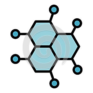 Chemistry formula icon vector flat
