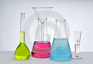 Chemistry glassware photo