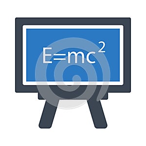 Chemistry glyph colour vector icon