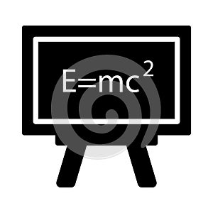 Chemistry glyph flat vector icon