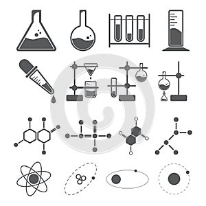 Chemistry icon concept