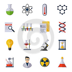 Chemistry Icon Flat