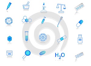 Chemistry icons
