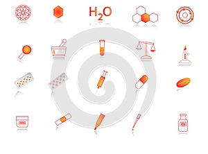 Chemistry icons