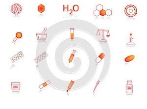 Chemistry icons