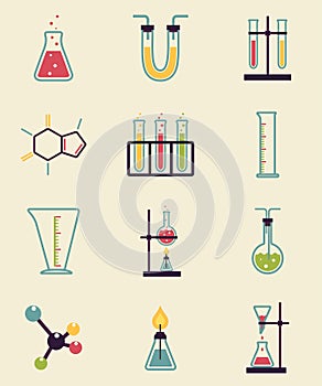 Chemistry icons