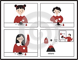 Chemistry lab and school class