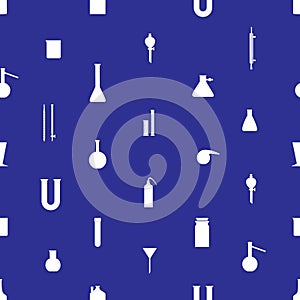 Chemistry laboratory glassware pattern