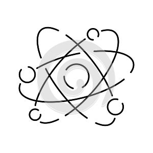 Chemistry and laboratory related line icon. Science and scientific equipment linear icon. Lab and experiment outline