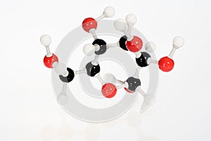 Chemistry model for glucose atom