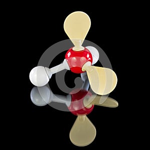 Chemistry model of a Hydroxonium ion
