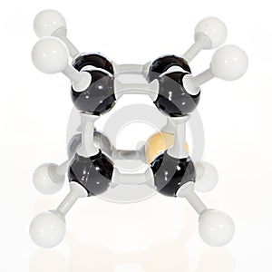 Chemistry molecule of the atom Cubane