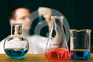 Chemistry research concept