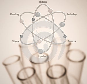 Chemistry research conceptual background template