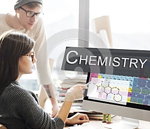 Chemistry Science Experiment Formula Concept