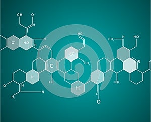 Chemistry science formula on book