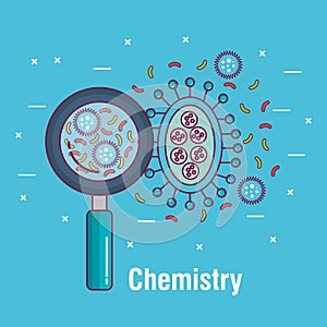 Chemistry science poster icon