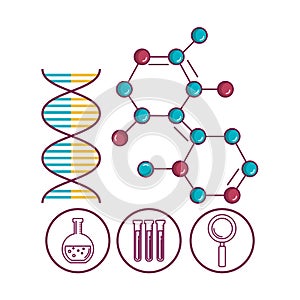 Chemistry science poster icon