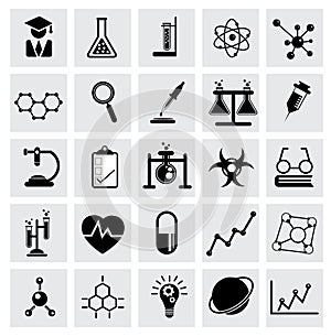 Chemistry and science vector icon