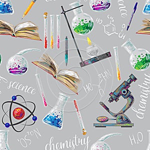 Chemistry Seamless Pattern