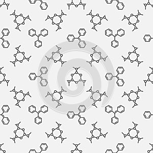 Chemistry seamless pattern