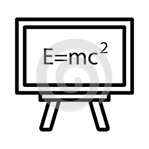 Chemistry thin line vector icon