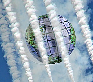 Chemtrails global environment danger photo