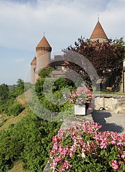 Chenaux castle, Estavayer-le-lac, Switzerland