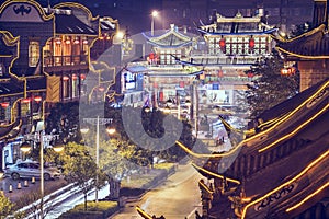 Chengdu, China at Qintai Street.