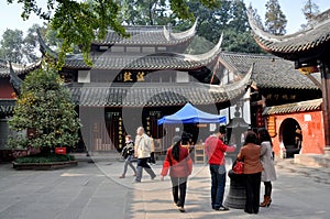 Chengdu, China: Wenshu Buddhist Temple