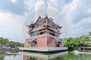 Chengdu landmark luodai ancient town , China