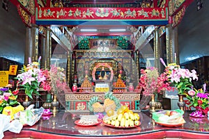 Chenghuang Temple in Taichung, Taiwan. The temple was originally built in 1889 photo