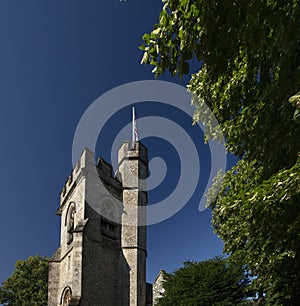 Chenies, Buckinghamshire, UK, July 2021, a View of St Michaels Church