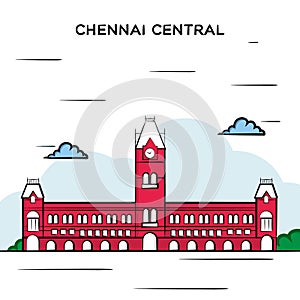 Chennai central railway station photo