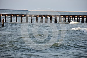 Chennai Ennore Nettukuppam Beach Broken Pier