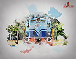 CHENNAI RAILWAY MUSEUM CHENNAI TOURIST PLACE