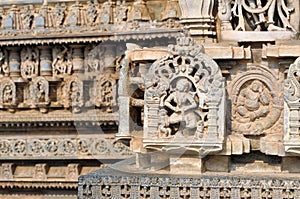 Chennakeshava Hindu Temple in Belur, India photo