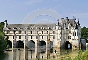 Chenonceau castle on the Cher River