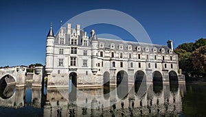 Chenonceau castle in Loire valley