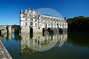 Chenonceau Castle over Cher river, Chenonceaux, France