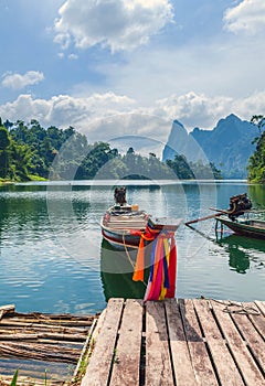 Cheo Lan Lake in the Thai Reserve