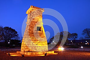 Cheomseongdae Observatory, Gyeongju, South Korea photo