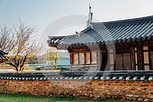 Yu Gwan-sun Historic Site. Yu Gwan-sun`s birthplace. Korean traditional house in Cheonan, Korea