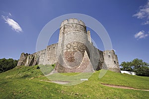 Chepstow castle monmouthside wales